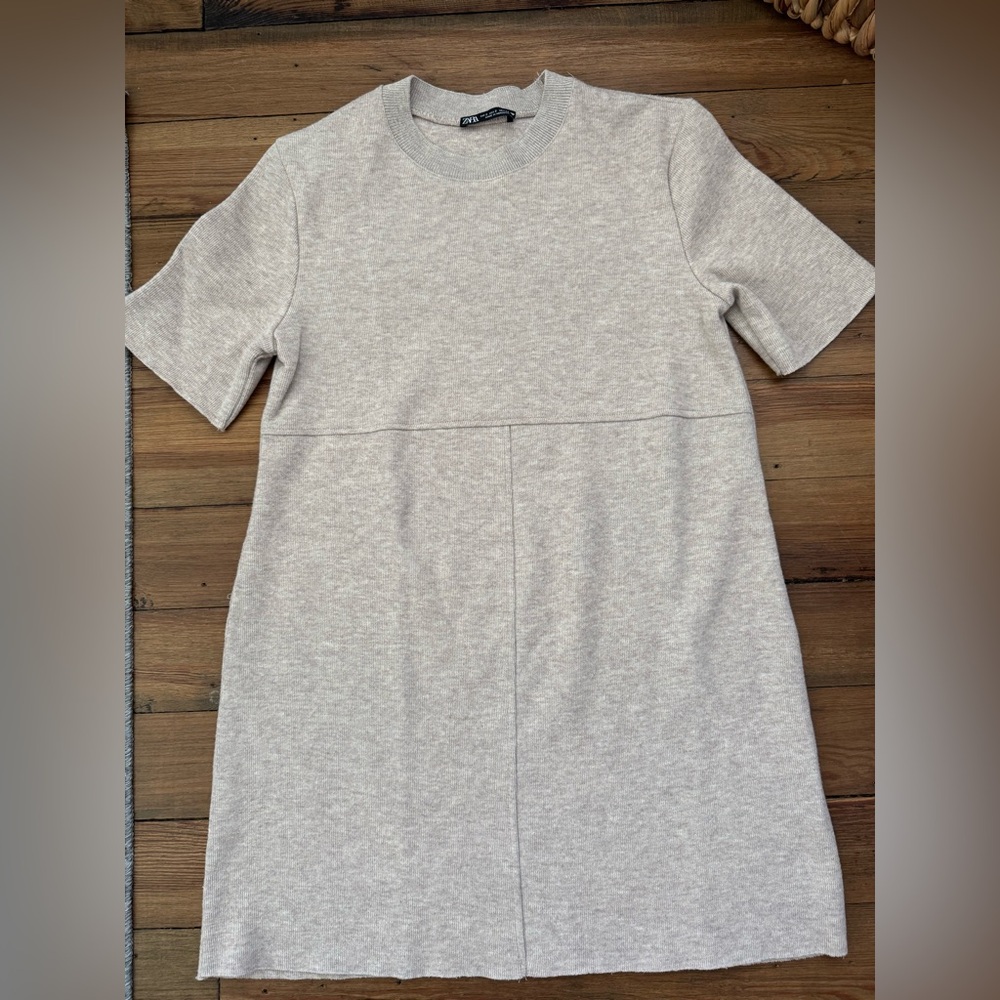 Zara Light Pink Sweater Dress